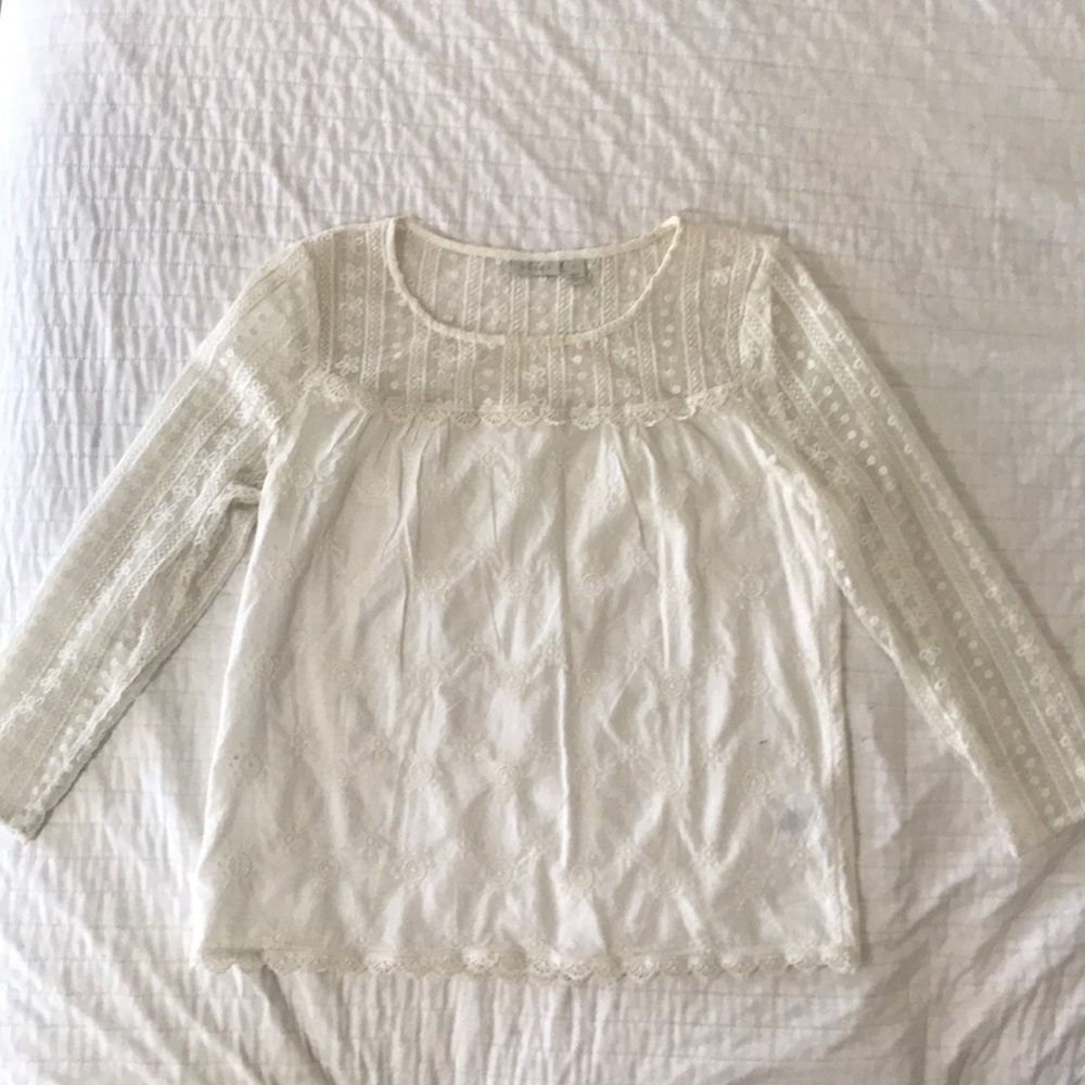 cream colored shirt - barely worn